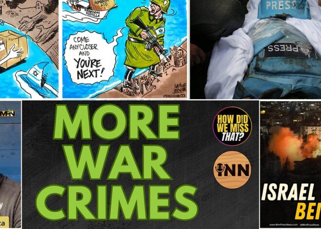 More Gaza Journalists Killed, Beirut BOMBED, Shot in the Privates, Stenographers to Power | Israel’s WAR CRIMES This Past Week