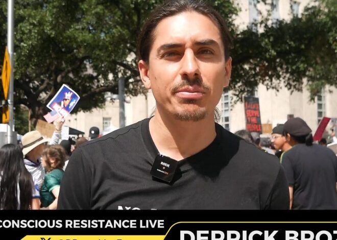 No Kings Protesters in Houston, TX Explain Why They’re Marching