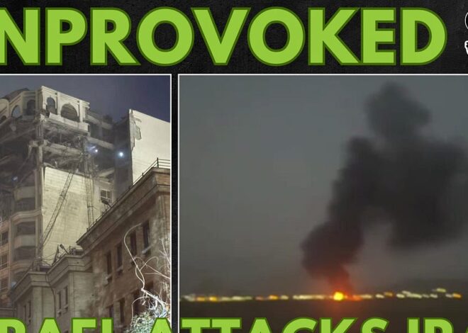 UNPROVOKED Attack on Iran by Israel & Allies, Bibi FLEES to Greece?