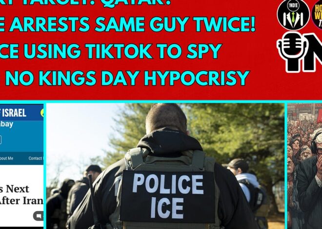 Qatar Next Target | ICE Out Of Control and Using TikTok | Hypocrisy of No Kings Rallies