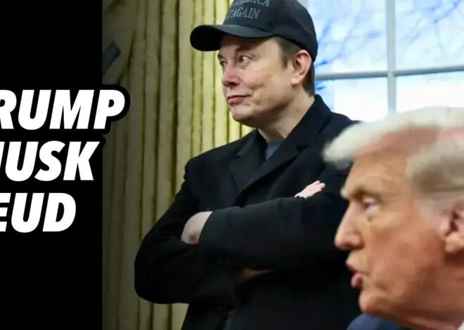 TRUMP-MUSK feud