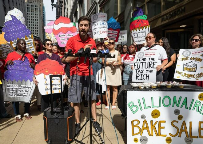 CTU hosts ‘billionaire bake sale’ at school board meeting — Fight Back! News