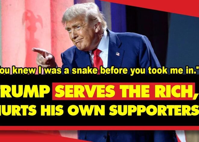 How's Donald Trump's Policies Hurt His Own MAGA Supporters – And Serve Rich Elites