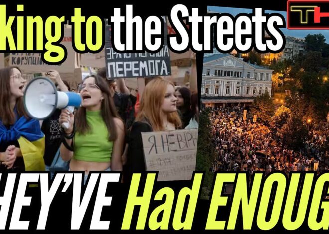 Ukrainian Citizens are Protesting Against Zelensky, and the MSM is Covering it?!!