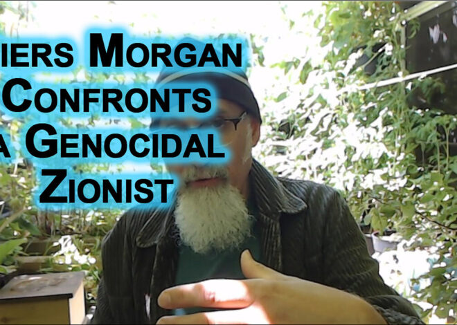 Many Diaspora Jews Do Not Support Zionists, Israel Genociding Gaza: Piers Morgan Confronts a Monster