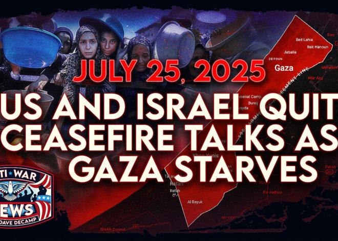 US and Israel Quit Ceasefire Talks as Gaza Starves, US OKs Series of Ukraine Arms Deals, and More