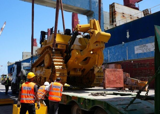Israel Receives D-9 Bulldozers From the US That Will be Used To Demolish Palestinian Homes