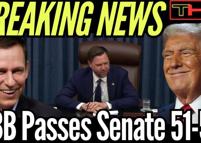 BREAKING NEWS | SENATE PASSES ‘BIG BEAUTIFUL BILL’ WITH JD VANCE’S TIE-BREAKING VOTE
