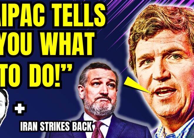 LIVE: Tucker Carlson OBLITERATES Ted Cruz on AIPAC (While Still Being Ignorant)