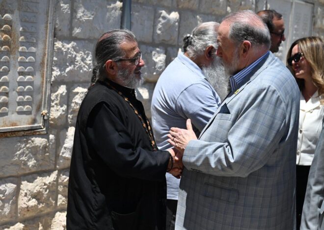 Mike Huckabee Vists Palestinian Christian Village That’s Been Under Settler Attack