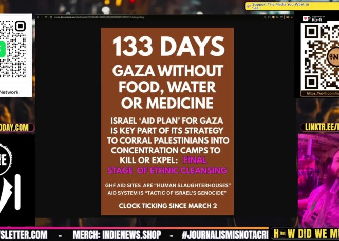 More Palestinians Killed Waiting For Food Than 10/7; US To Revoke Citizenship of Israel Critics?!