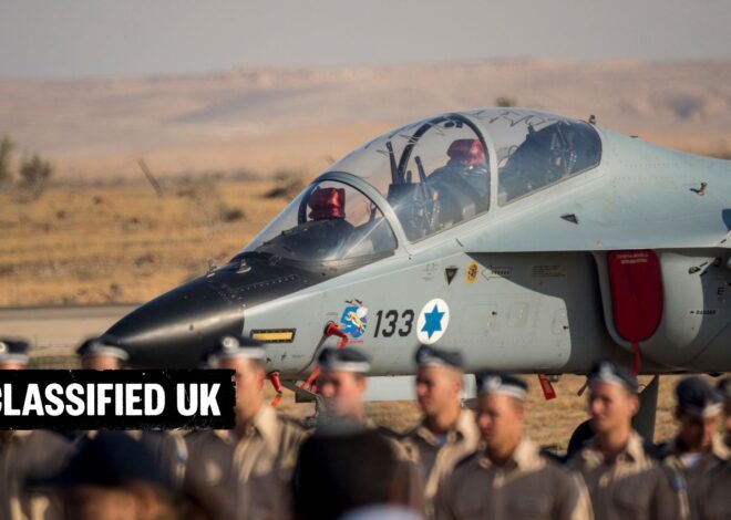 Israeli fighter pilots training with UK equipment