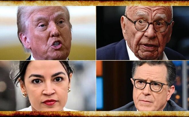 Trump SUES Murdoch Over EPSTEIN LETTER Story, AOC Hits NEW LOW With Iron Dome Vote, Colbert CANCELED
