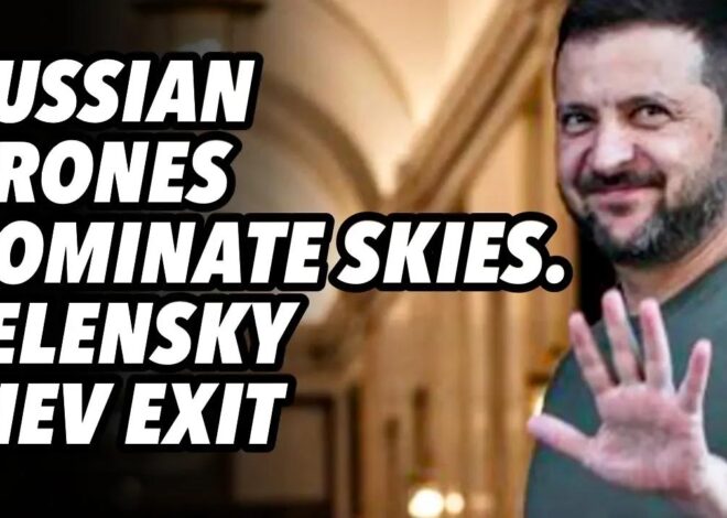 Russian drones dominate skies. Zelensky Kiev exit