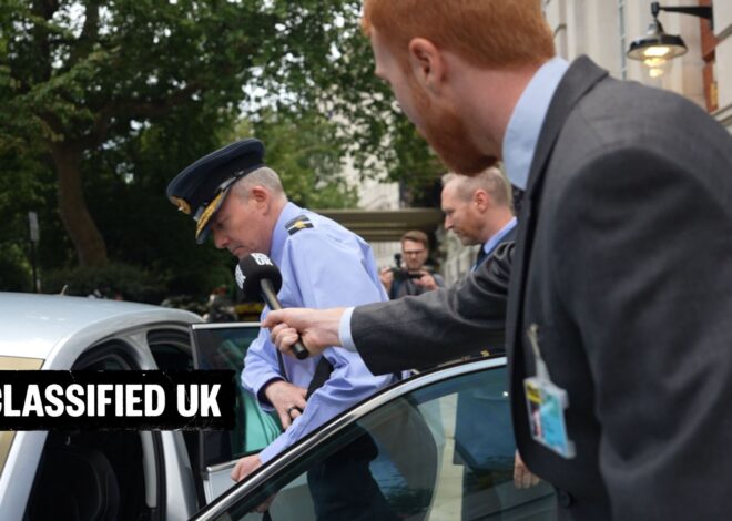 Royal Air Force chief avoids Gaza questions as Israeli counterpart visits UK
