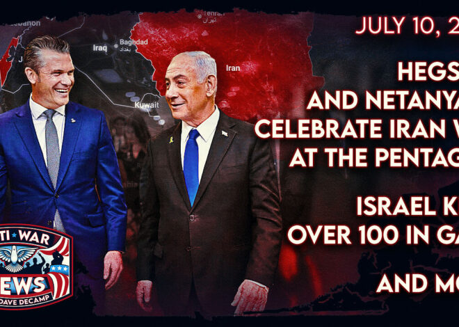 Hegseth and Netanyahu Celebrate Iran War at the Pentagon, Israel Kills Over 100 in Gaza, and More