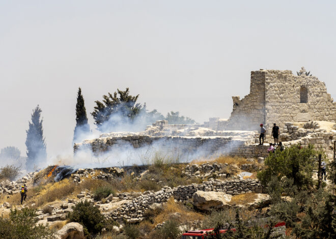 Israeli Settlers Set Fire Near Ancient Church in West Bank Christian Village