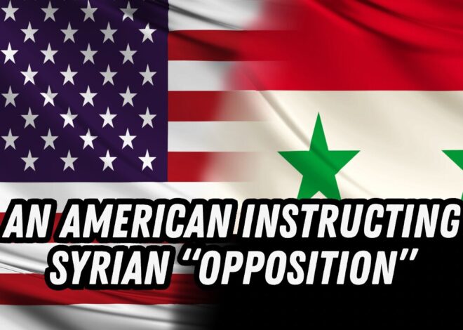 An American Instructor Teaching FSA Terrorist General