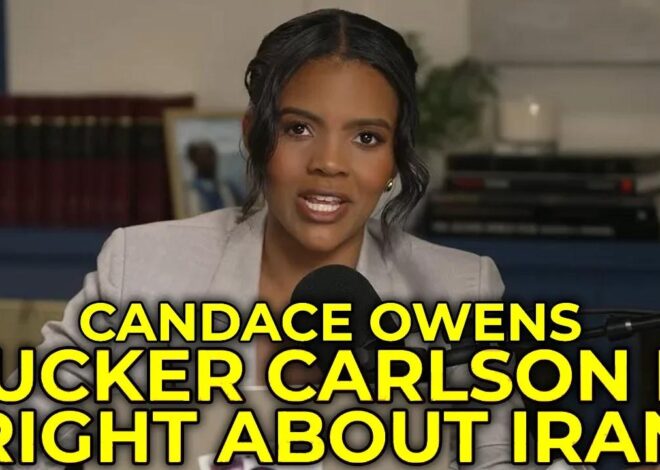 Tucker Carlson Is Right About Iran – Candace Owens