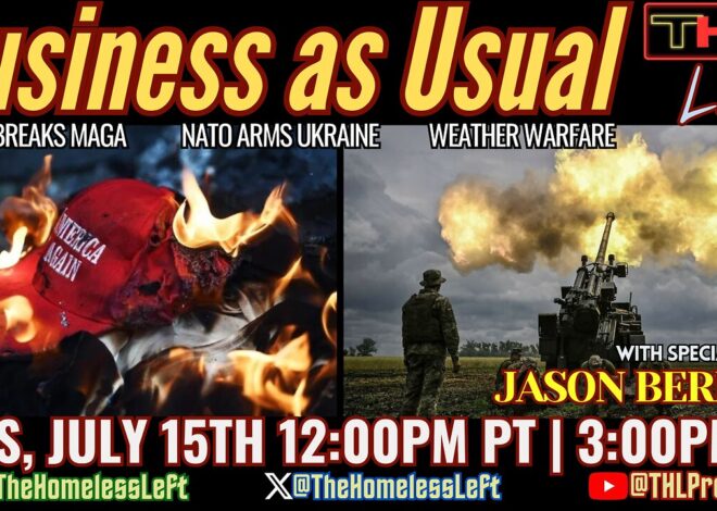 Epstein MAGA Breakdown w JASON BERMAS, Weather Modification WAREFARE, Japan Links 600K DEATHS to mRNA, Superman is for #FreePalestine w co-host CRAIG PASTA | THL LIVE Tues, July 15th 12pm PDT