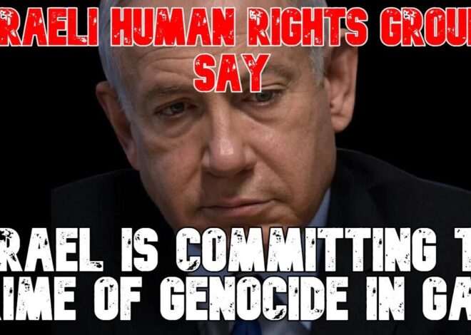 Israeli Human Rights Groups Say Israel Is Committing the Crime of Genocide in Gaza: COI #824