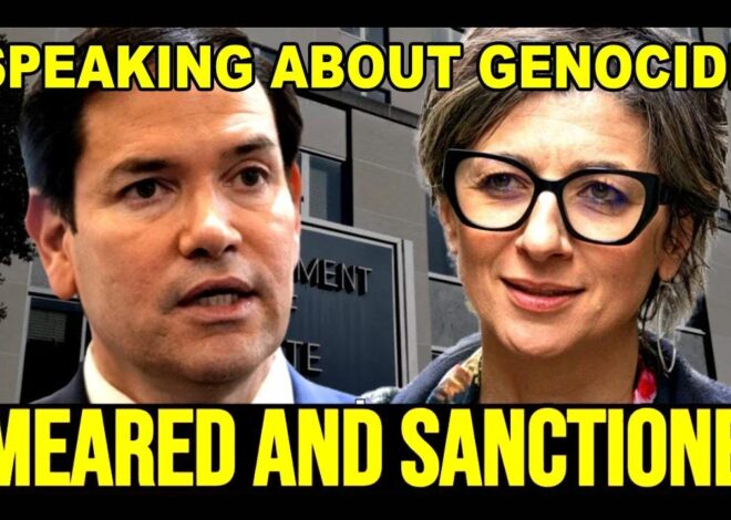Rubio SANCTIONS UN Human Rights Expert – Over Israel Genocide In Gaza Criticism