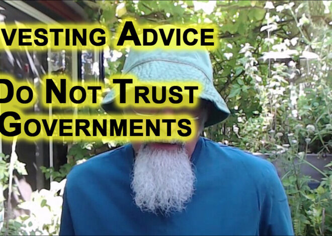 Investing Advice: To Acquire Financial Independence Realize That You Can Not Trust Governments