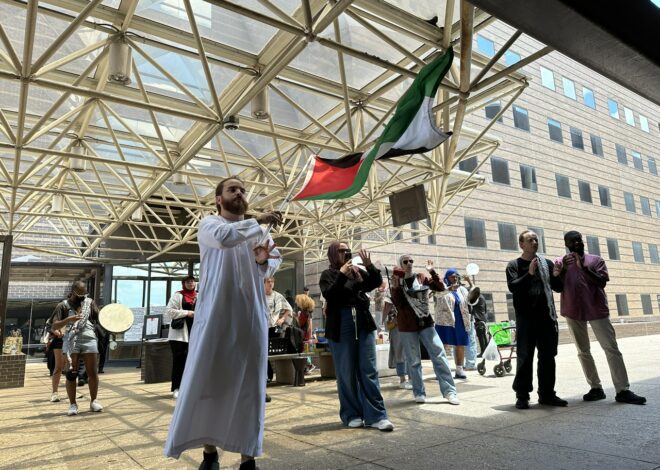 Pro-Palestine sit in at office of group behind Gaza Humanitarian Foundation — Fight Back! News