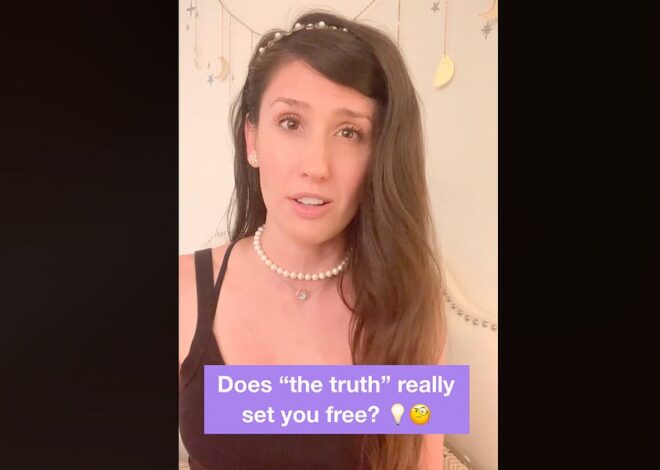 Does "the truth" really set you free?