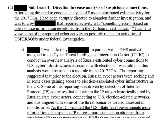 Whistleblower Report Could Be Explosive
