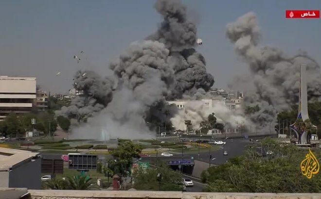 In Another Act Of Aggression- Israel Bombs Syria
