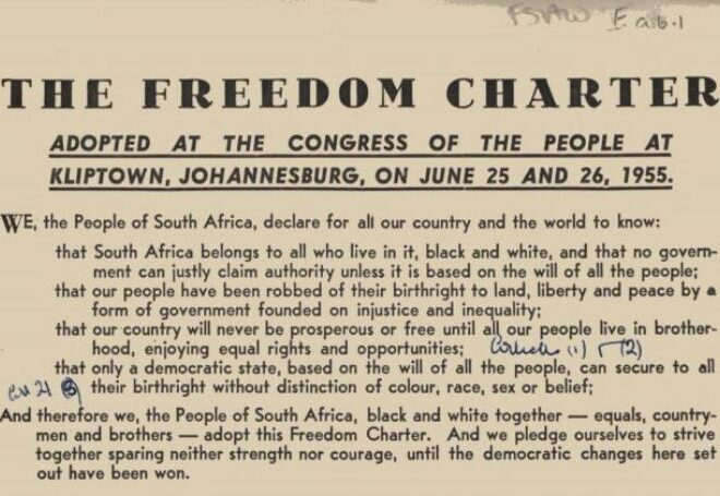 70 Years of Freedom Charter