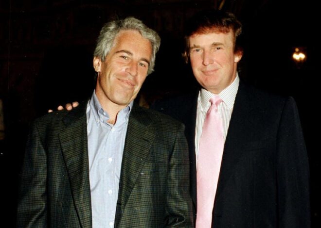Jeffrey Epstein’s Friends Sent Him Bawdy Letters for a 50th Birthday Album. One Was From Donald Trump.