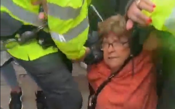 Shocking outbreak of terrorist grannies tackled by stunningly brave police officers across UK