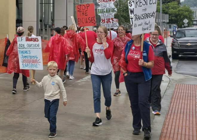 RNs and Advanced Practice workers standing strong 11 days into open-ended strike — Fight Back! News