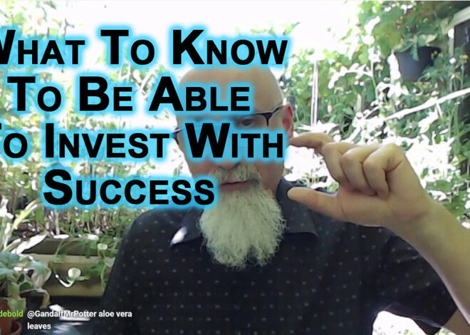 How To Invest With Success: Learn the Language of Finance, Understand Units & Ratios, i.e., Graphs