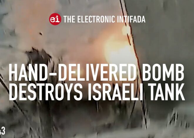 Hand-delivered bomb destroys Israeli tank, with Jon Elmer