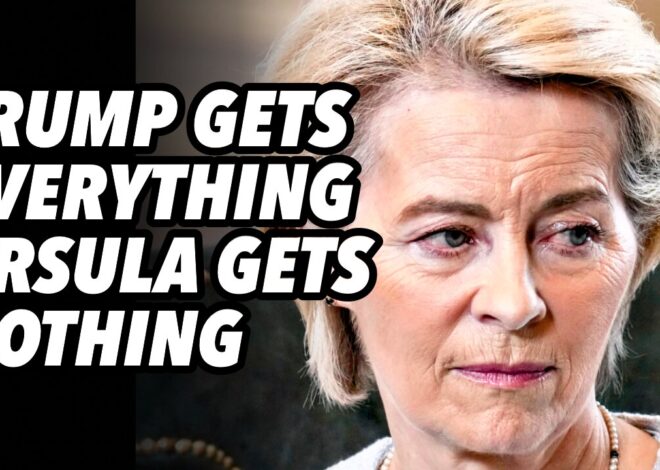 US-EU Trade Deal. Trump gets everything, Ursula gets nothing
