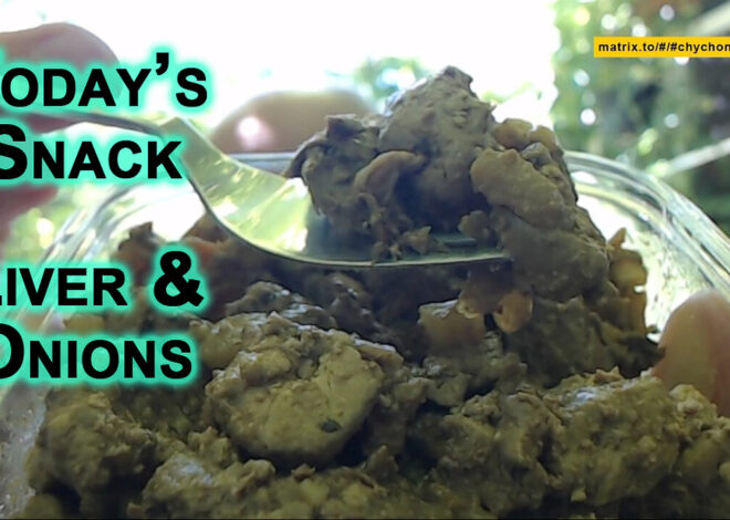 Todayâs Snack: Liver and Onions (With Recipe and Directions)