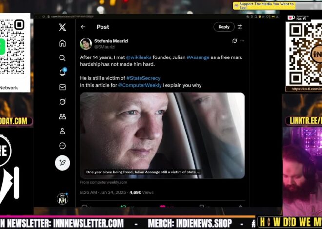 Julian Assange: One Year Out of Belmarsh Prison | @GetIndieNews @smaurizi