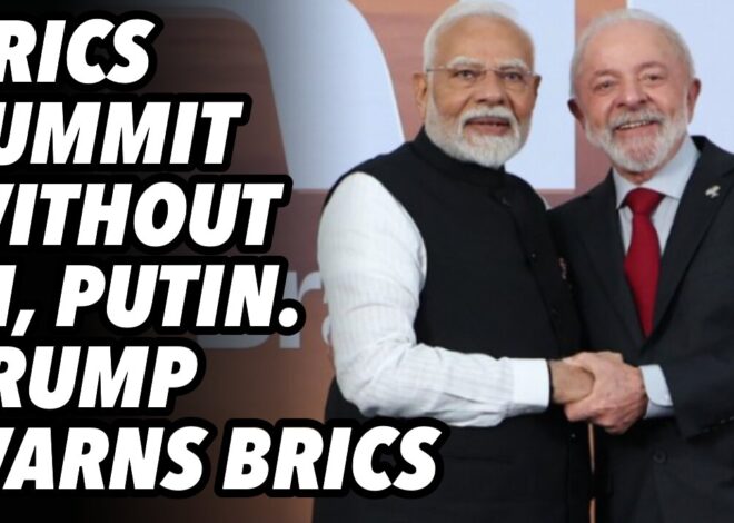 BRICS Summit without Xi, Putin. Trump warns BRICS