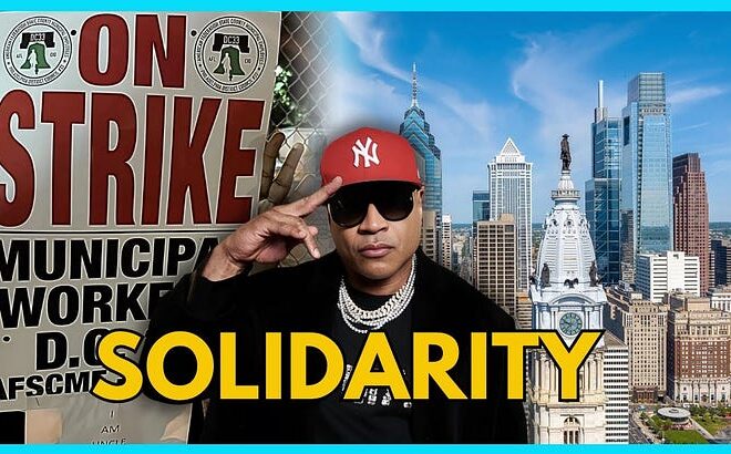 LL Cool J Sides with Workers in Philly!