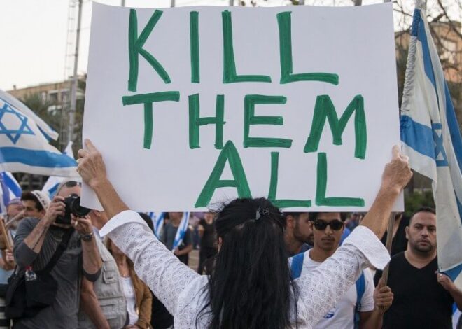 In Israel, ‘animals in human form’ may be killed – Mondoweiss