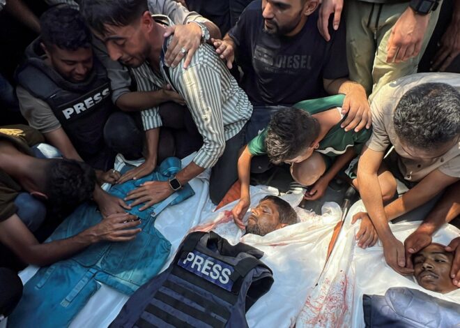 Israeli Double-Tap Strike on Gaza’s Nasser Hospital Kills Journalists and Rescue Workers