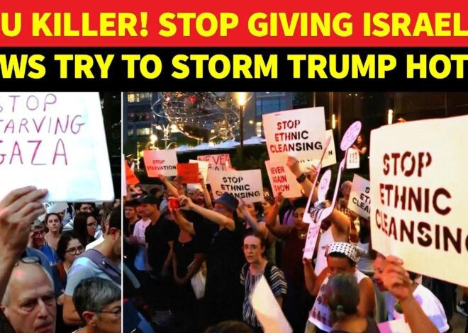 Massive Revolt By Jews Against 'Gaza Genocide Funding' – At Trump Hotel
