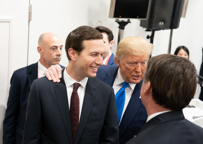 President Trump Discusses Gaza Plans With Tony Blair and Jared Kusher