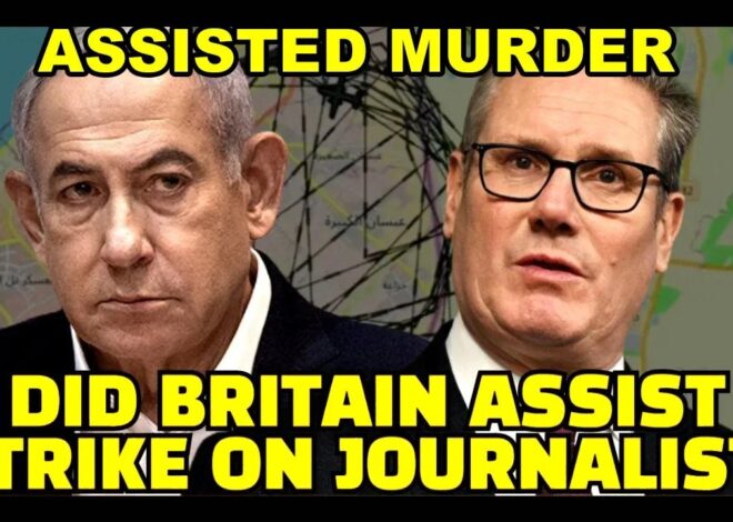 UK Spy Plane CAUGHT Surveilling Gaza For Israel – When Israel MURDERED Journalists