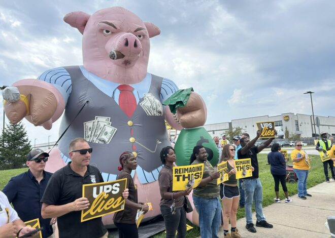 Indiana Teamsters take fight to UPS CEO over contract violations — Fight Back! News