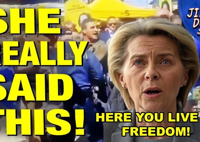 In Russia You'd Be Arrested? – European Union President Tells Man As He's Arrested