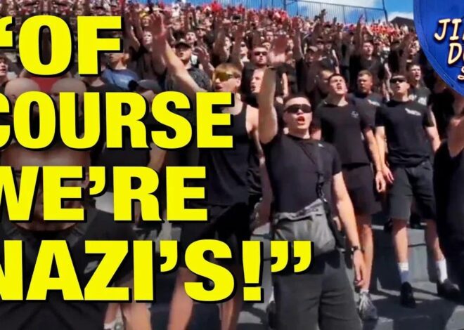 Ukrainians CAUGHT Showing Off That They're Neo-Nazis At Soccer Game